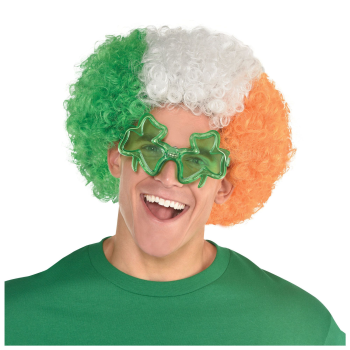 Image de WEARABLES - IRISH FLAG AFRO WIG