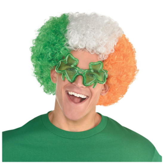 Picture of WEARABLES - IRISH FLAG AFRO WIG