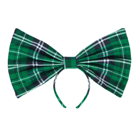 Image sur WEARABLES - PLAID OVERSIZED BOW HEADBAND