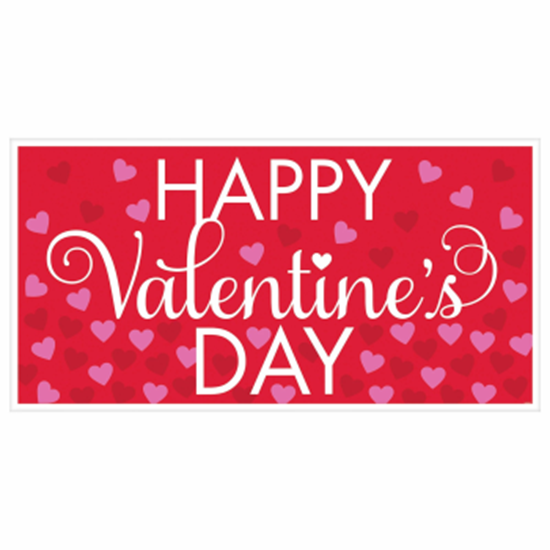 Image sur DECOR - VALENTINES LARGE BANNER - VINYL