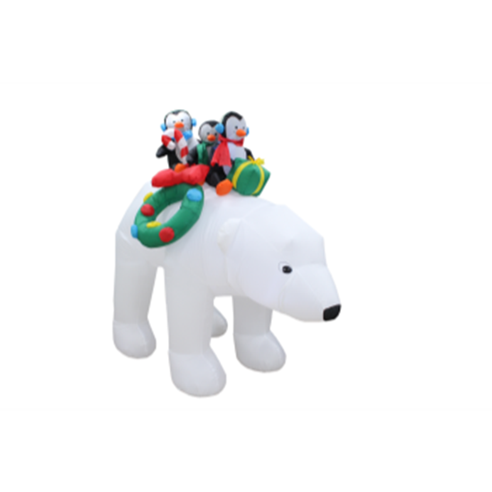 Picture of DECOR - INFLATABLE 7' POLAR BEAR AND FRIENDS