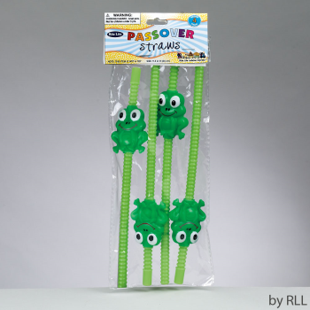 Image de PASSOVER - FROG PLASTIC STRAW