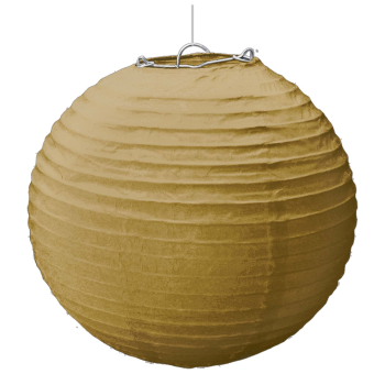 Picture of GOLD PAPER LANTERNS - 15 1/2"