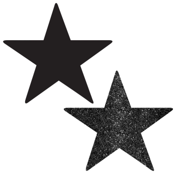 Image de BLACK 5" STAR CUTOUT