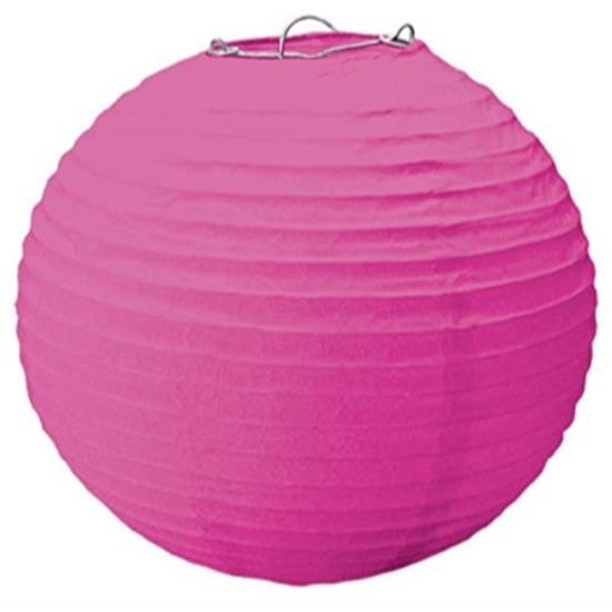 Picture of PINK PAPER LANTERNS - 15 1/2"