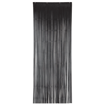 Image de BLACK METALLIC CURTAIN - 3'X8'