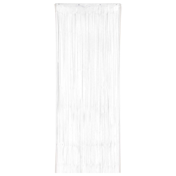 Picture of WHITE METALLIC CURTAIN - 3'X8'