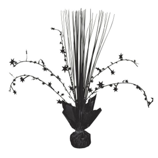 Picture of BLACK 12" SPRAY CENTER PIECE