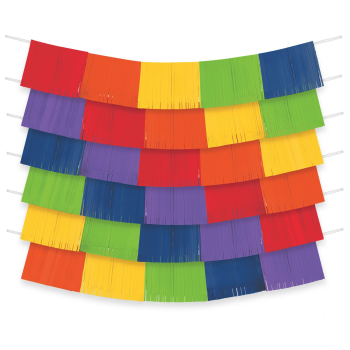 Image de RAINBOW FOIL FRINGE BACKDROP 