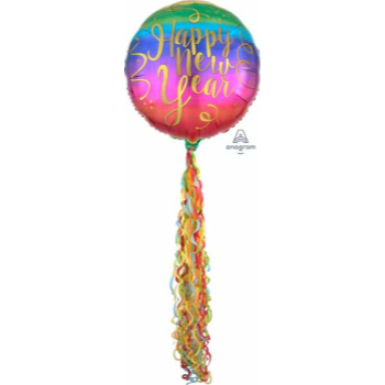 Image de 31" COLORFUL NEW YEAR TINSEL TAIL 