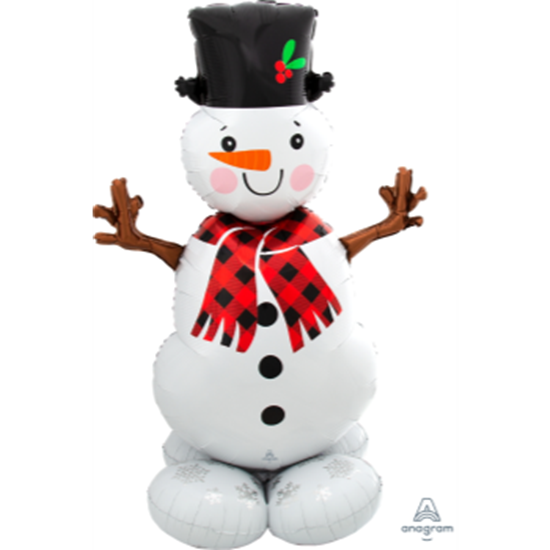 Picture of AIRLOONZ - SNOWMAN - AIR FILLED