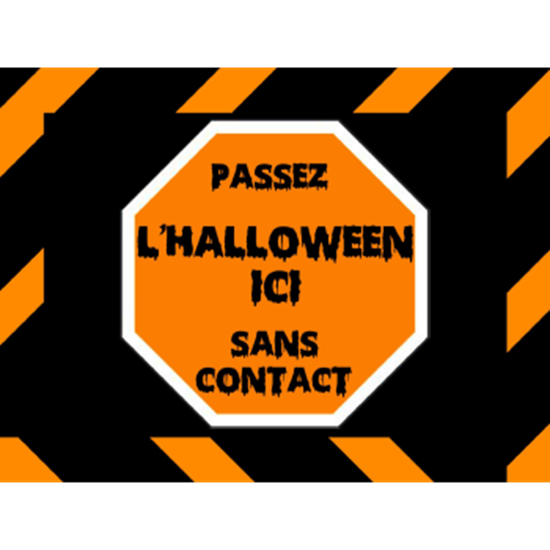 Image sur LAWN YARD SIGN - HALLOWEEN FRENCH