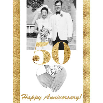 Image de LAWN YARD SIGN - WEDDING ANNIVERSAY PERSONALIZED