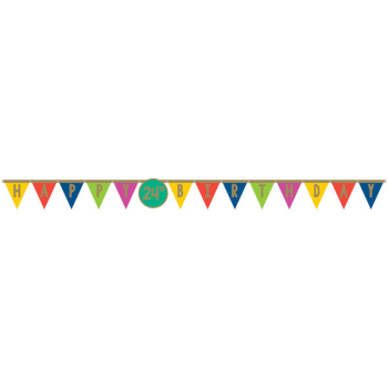 Image de DECOR - HAPPY DOTS JUMBO ADD ANY AGE LETTER BANNER