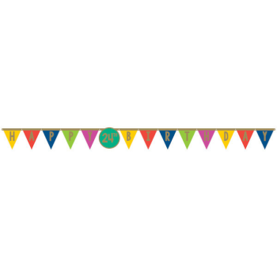 Picture of DECOR - HAPPY DOTS JUMBO ADD ANY AGE LETTER BANNER