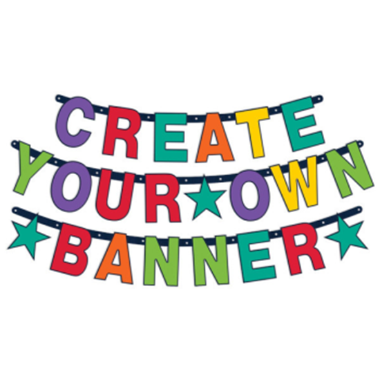 Image sur DECOR - Rainbow Create Your Own Banner