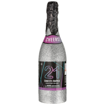 Image de 21st - FINALLY 21 CONFETTI BOTTLE POPPER