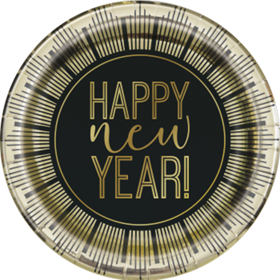 Picture of TABLEWARE - ROARING NEW YEAR'S - 7" FOIL PLATES