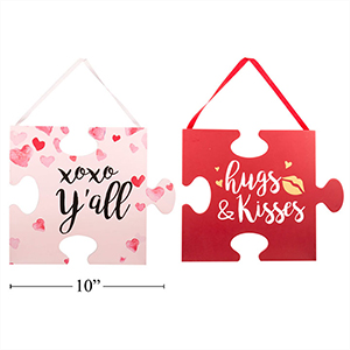 Image de DECOR - VALENTINE'S PUZZLE MDF DECORATION