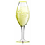 Picture of 38" FOIL - CHAMPAGNE GLASS SUPER SHAPE 