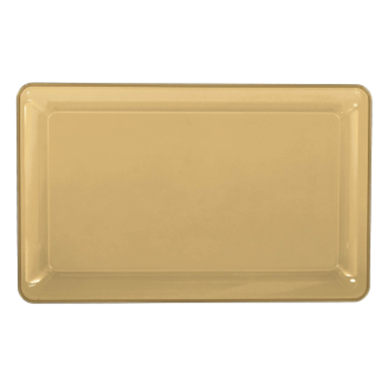 Image sur SERVING WARE - TRAY GOLD - 11 X 18