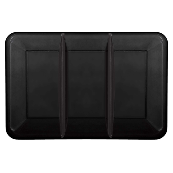 Image de SERVING WARE - TRAY WITH COMPARTMENTS - BLACK - 9 X 14