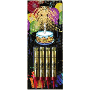 Picture of SPARKLERS CAKE FOUNTAIN - 4 per pack