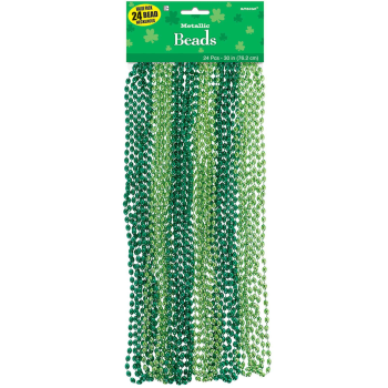 Picture of WEARABLES - ST PAT'S GREEN ASST BEADS 