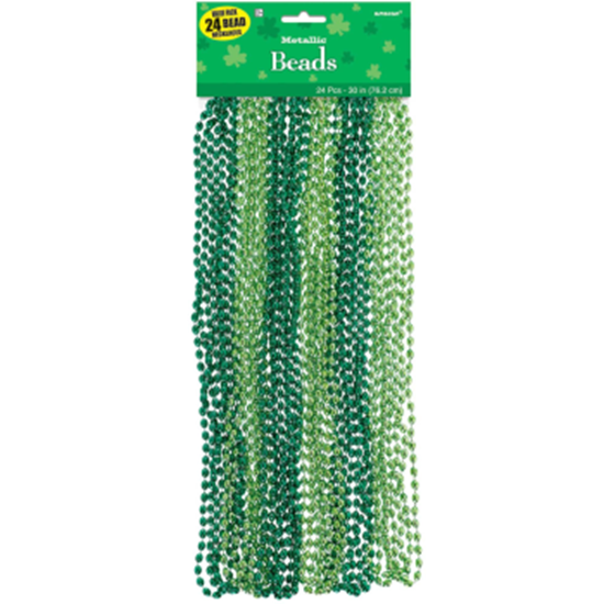 Image sur WEARABLES - ST PAT'S GREEN ASST BEADS 