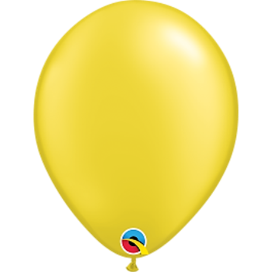 Picture of HELIUM FILLED SINGLE 11" BALLOON - PEARL CITRINE YELLOW