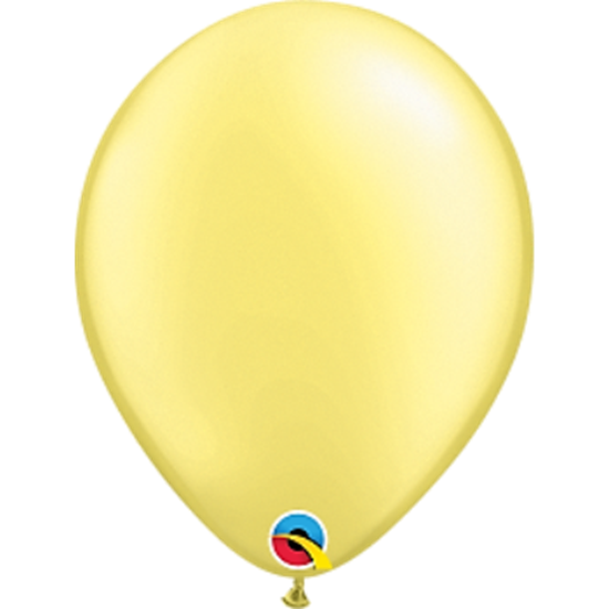 Image sur HELIUM FILLED SINGLE 11" BALLOON - PEARL LT YELLOW