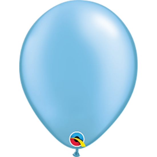 Picture of HELIUM FILLED SINGLE 11" BALLOON - PEARL AZURE LT BLUE