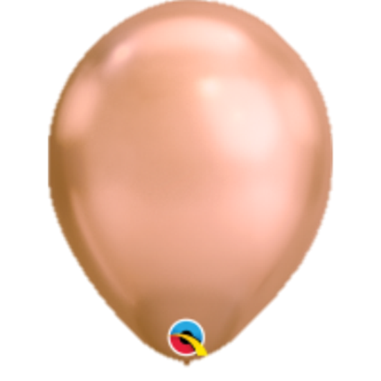 Picture of HELIUM FILLED SINGLE 11" BALLOON - CHROME ROSE GOLD