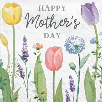 Image de MOTHER'S DAY TULIP LUNCHEON NAPKINS