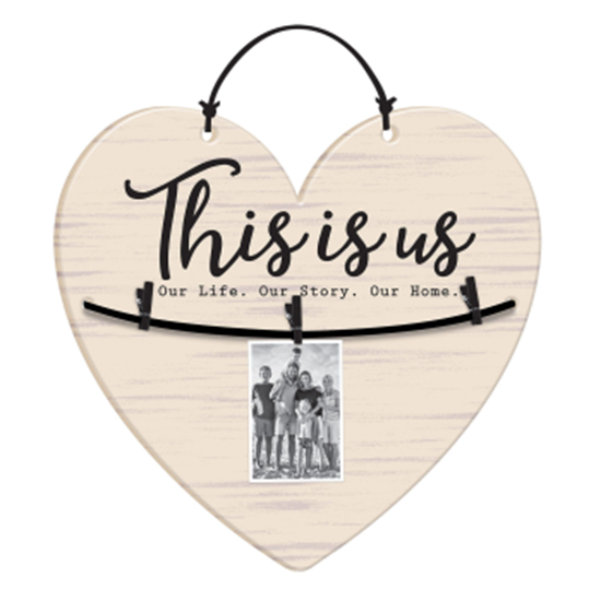 Image sur DECOR - THIS IS US HANGING PICTURE HOLDER