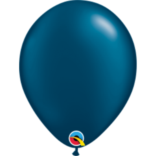 Picture of HELIUM FILLED SINGLE 11" BALLOON - PEARL NAVY BLUE