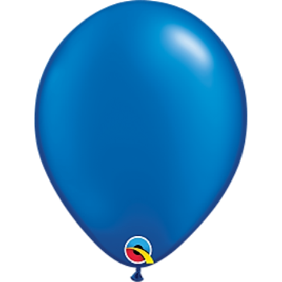 Image sur HELIUM FILLED SINGLE 11" BALLOON - PEARL ROYAL BLUE
