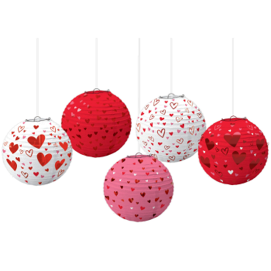 Picture of DECOR - VALENTINE'S DAY LANTERNS 