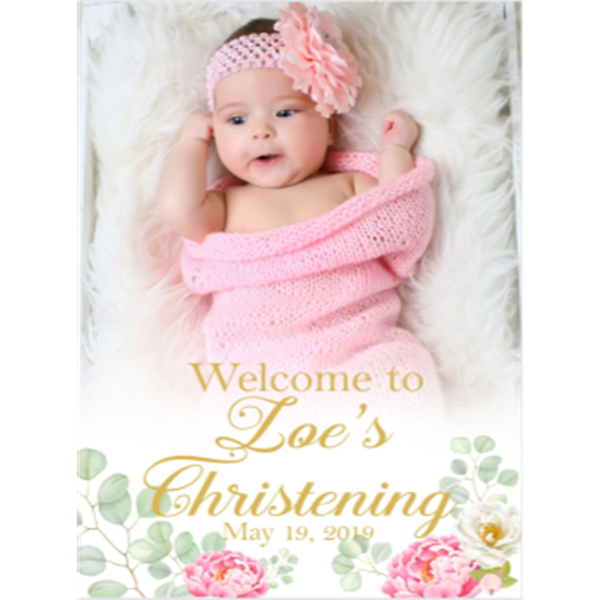 Image sur LAWN YARD SIGN - RELIGIOUS - CHRISTENING - PERSONALIZE