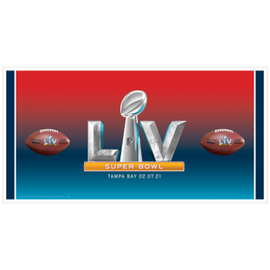 Picture of SUPER BOWL LV - LARGE PLASTIC BANNER