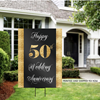 Picture of LAWN YARD SIGN - WEDDING 50TH ANNIVERSARY