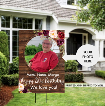 Image de LAWN YARD SIGN - ADULT BIRTHDAY- PERSONALIZE