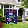 Picture of LAWN YARD SIGN - ANY BIRTHDAY - SPACE PERSONALIZED