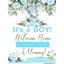 Picture of LAWN YARD SIGN - BABY SHOWER - "WRITE A NAME" BLUE