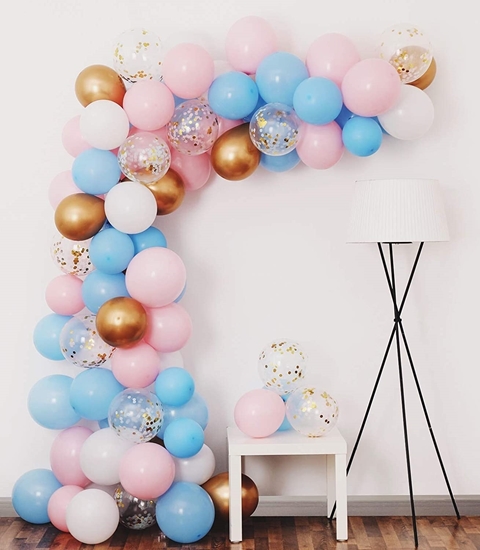 Image sur 1' to 12' BABY BALLOON GARLAND