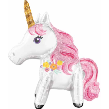 Image de 24" TABLETOP - MAGICAL UNICORN FOIL BALLOON - AIR FILLED