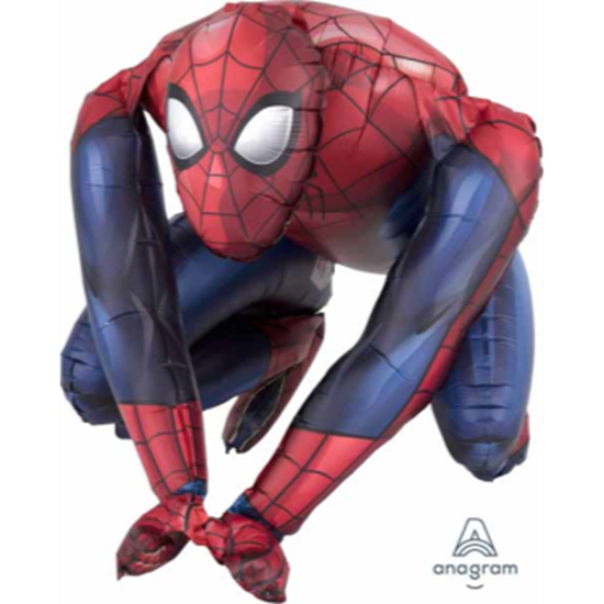 Image sur 15" TABLETOP - SPIDERMAN FOIL BALLOON - AIR FILLED