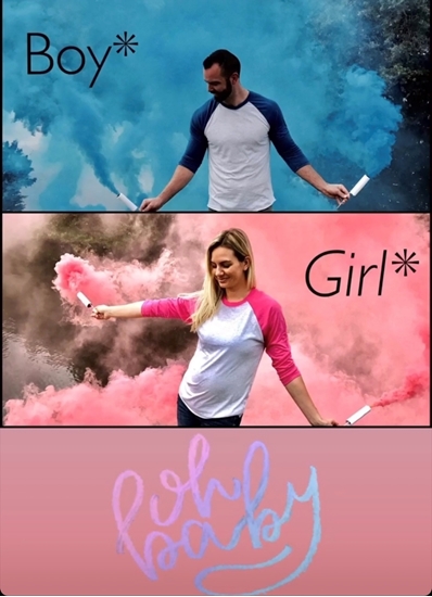 Image sur 1 GENDER REVEL SMOKE BURST - VARIOUS COLOURS