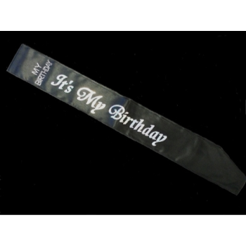 Image de WEARABLES - IT'S MY BIRTHDAY SASH - BLACK