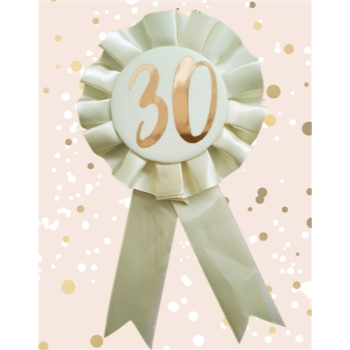 Image de 30th ROSETTE BADGE